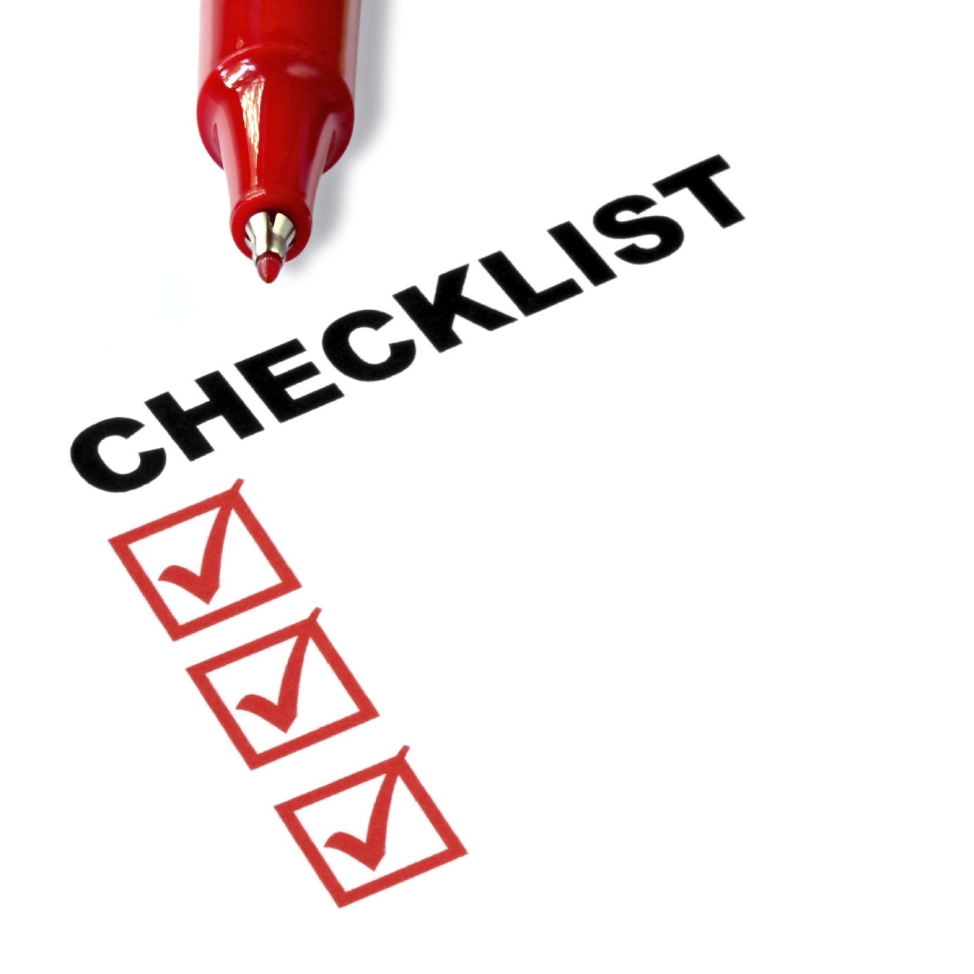 inventory sharing checklist